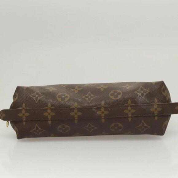 LOUIS VUITTON Monogram Trousse Demi Ronde Cosmetic Pouch M47520 LV Auth BD1958 - Picture 8 of 15